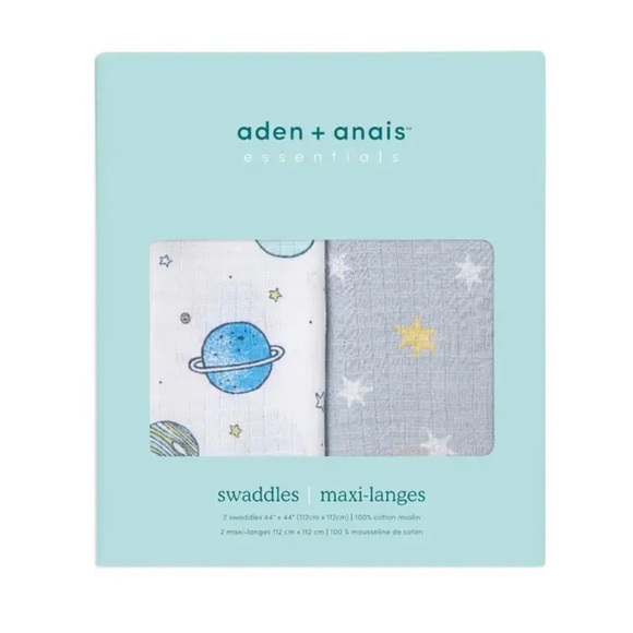 aden + anais Other - ✨SOLD on another platform 6.26.23 Aden + Anais Swaddles Space Cadet Print NWT